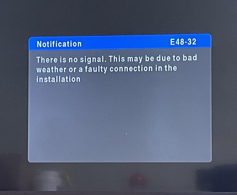 dstv lost signal